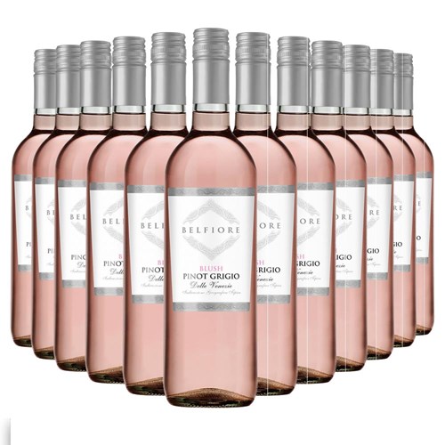 Case of 12 Belfiore Pinot Grigio Blush Rose Wine